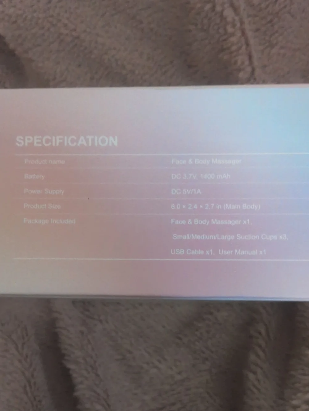NWT Face & Body Massager
